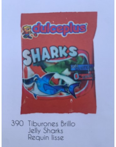 TIBURONES BRILLO 100 GRS. 12 UDS. DULCEPLUS