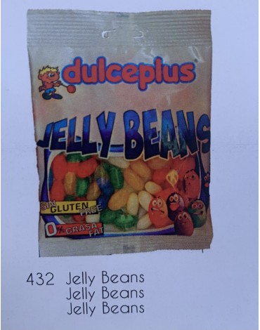 JELLY BEANS 100 GRS. 12 UDS. DULCEPLUS