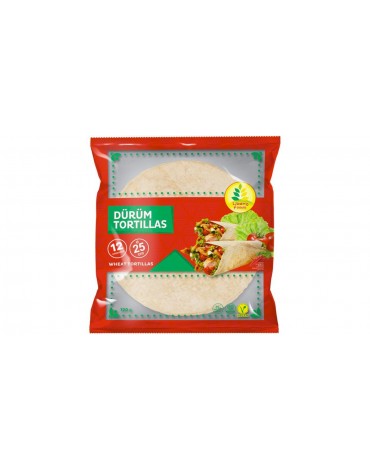 TORTILLA DE TRIGO DüRüM 25 CM. 12 UDS. X 12 PAQUETES LIBANOFOODS