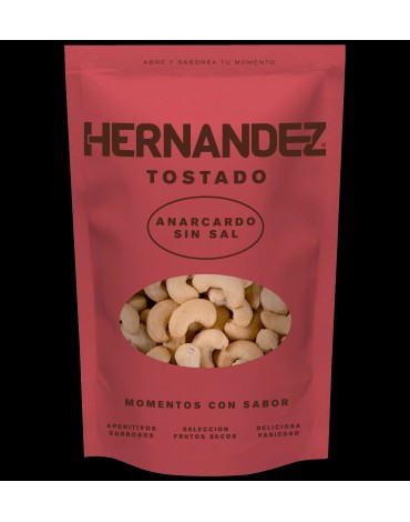 TOSTADO SIN SAL ANACARDO DOY PACK 140 GRS. 12 UDS. HERNZ