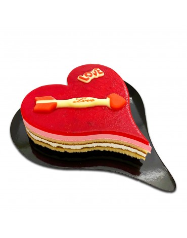 TARTA SAN VALENTIN FRESA 200G. 1 UDS.